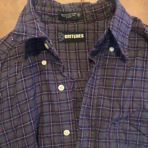 Britches Mens Button Down Flannel
